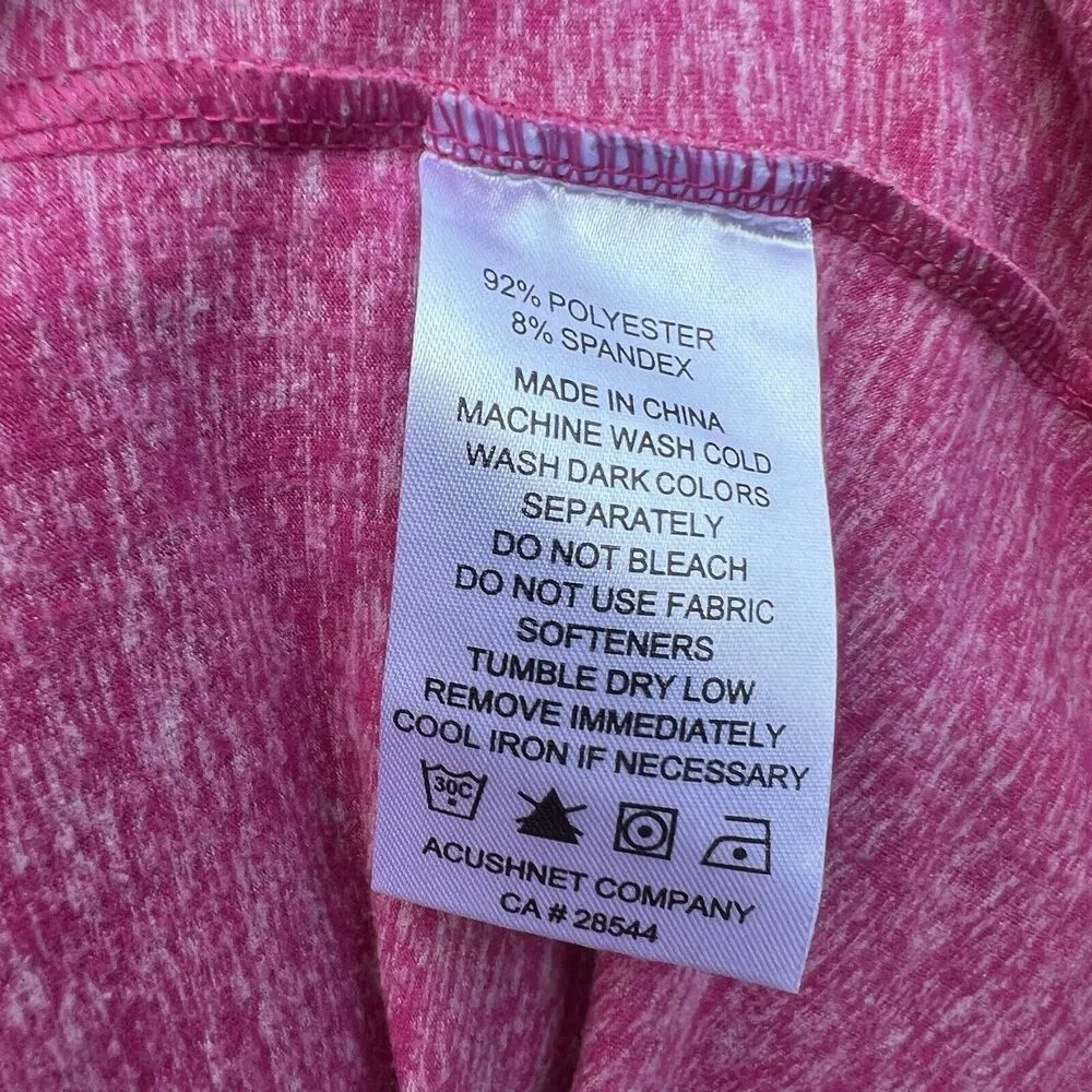 FootJoy Womens Golf Jacket Pink Sm midlayer long sleeves - Image 7