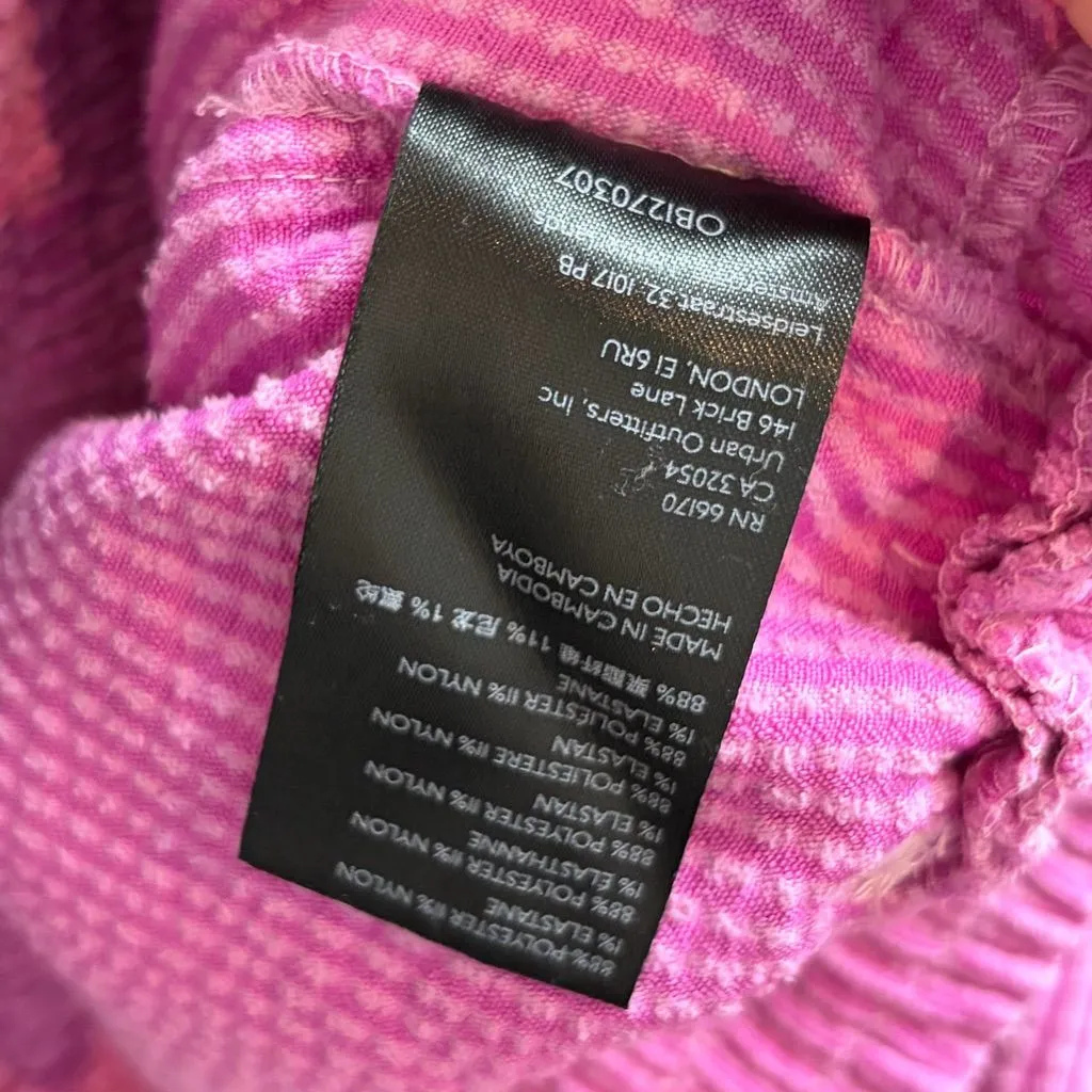 Urban Outfitters Drapey Corduroy Wide Leg Cropped Cargo Pants Lilac XS 90s Y2K - Image 12