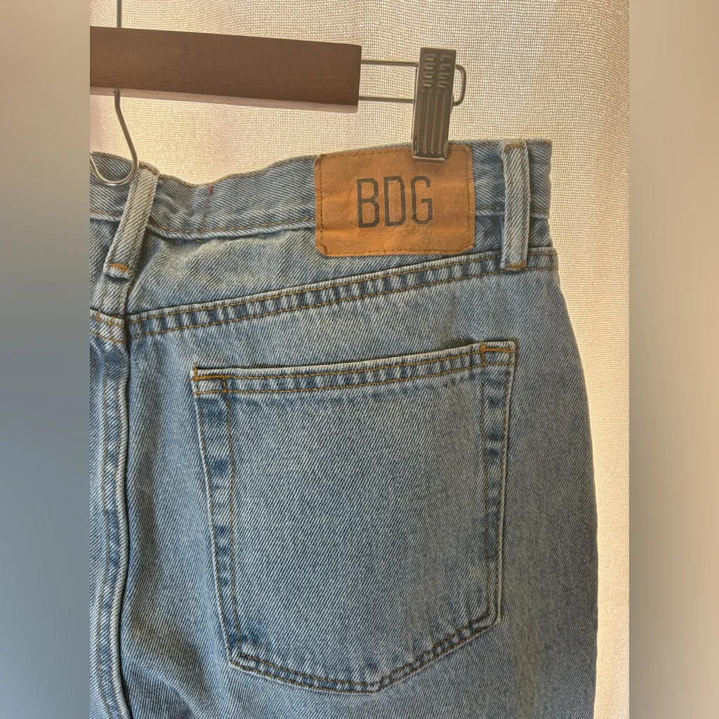 BDG Rey Pleated Wide Leg High Waist Jeans Urban Outfitters Size 32 14 EUC‎ - Image 5