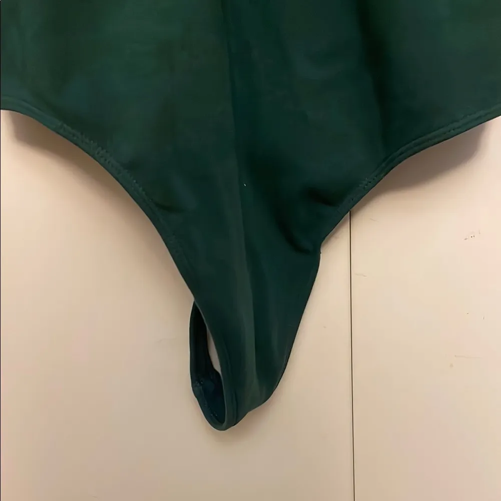 Talula Emerald Green Knit Bodysuit Top - Image 4