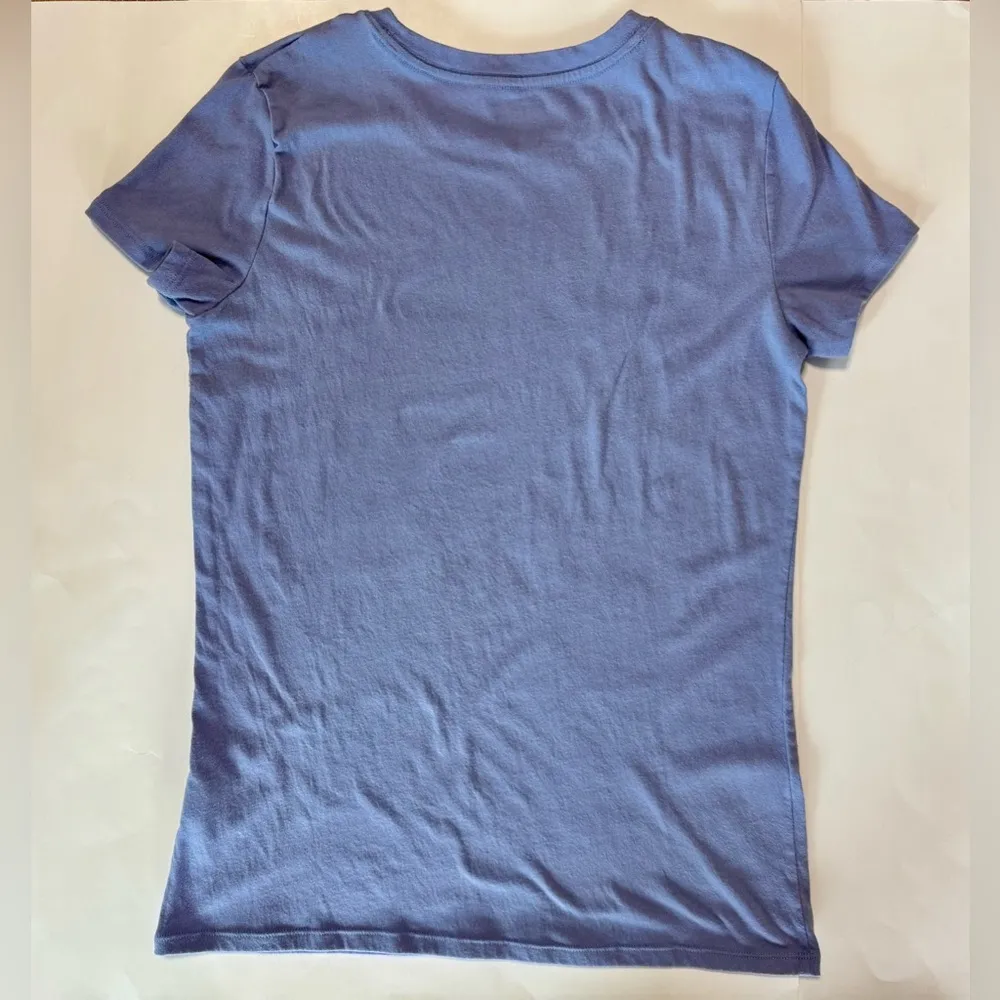 VS Pink Everyday Foil Logo Crewneck Short Sleeve Tee Lavender Size S - Image 5