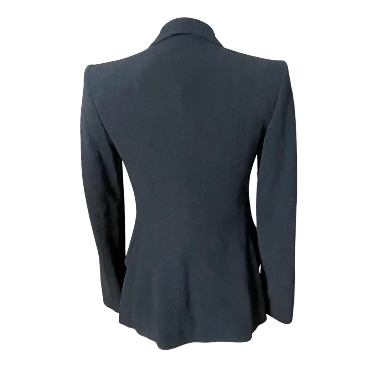 Isaac Mizrahi Collection Tailored Single Breasted Italian Wool Blazer Size 6 - Image 3