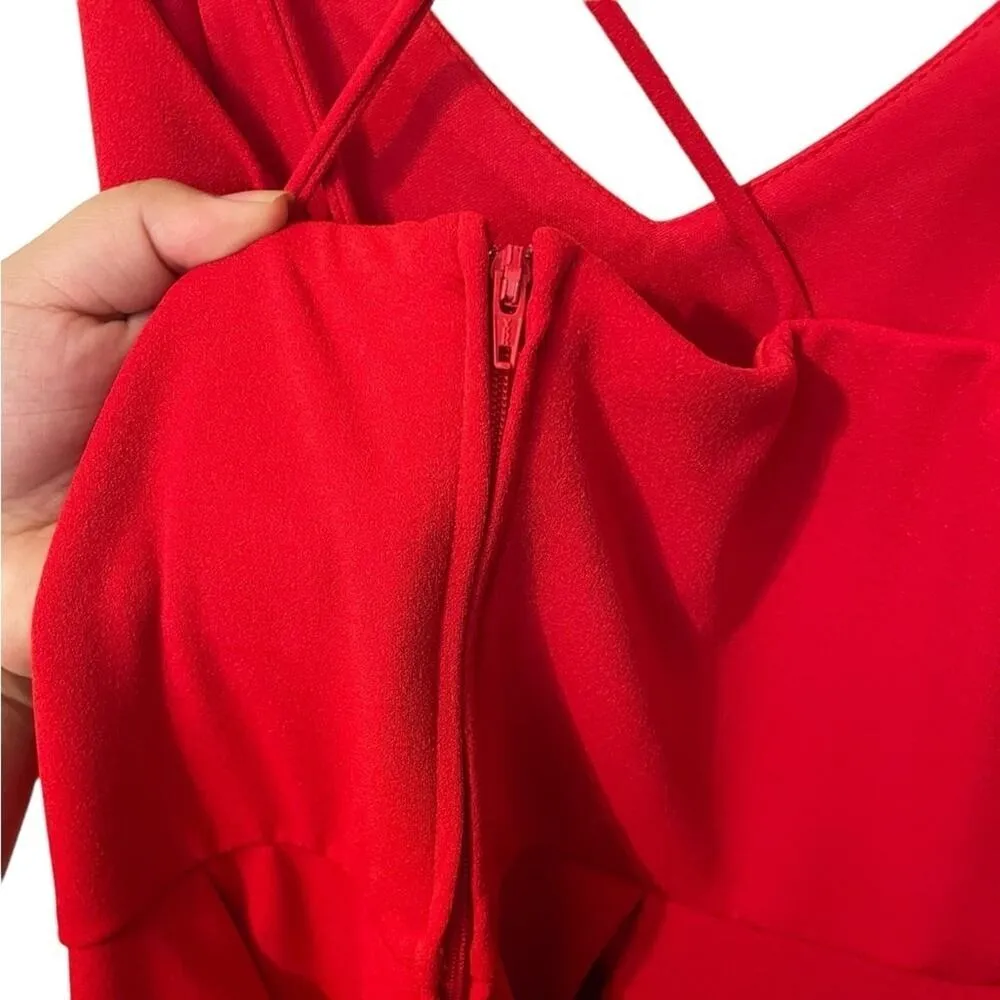 Red B.Darlin Juniors Dress, Size 15/16 - Image 4