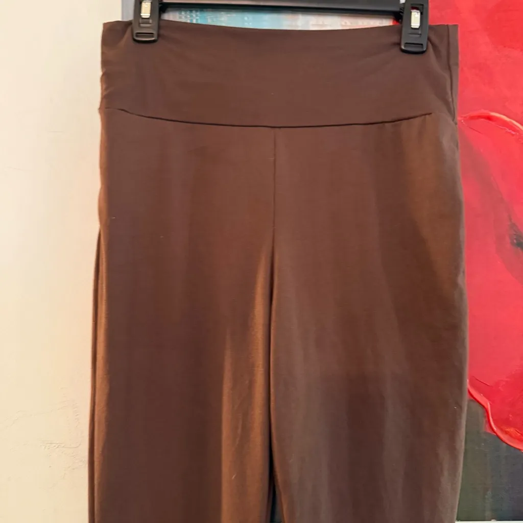 Sunday Retreat Womens Cozy Flare Stretch Yoga Brown Pants Size M Quality Size M - Image 4