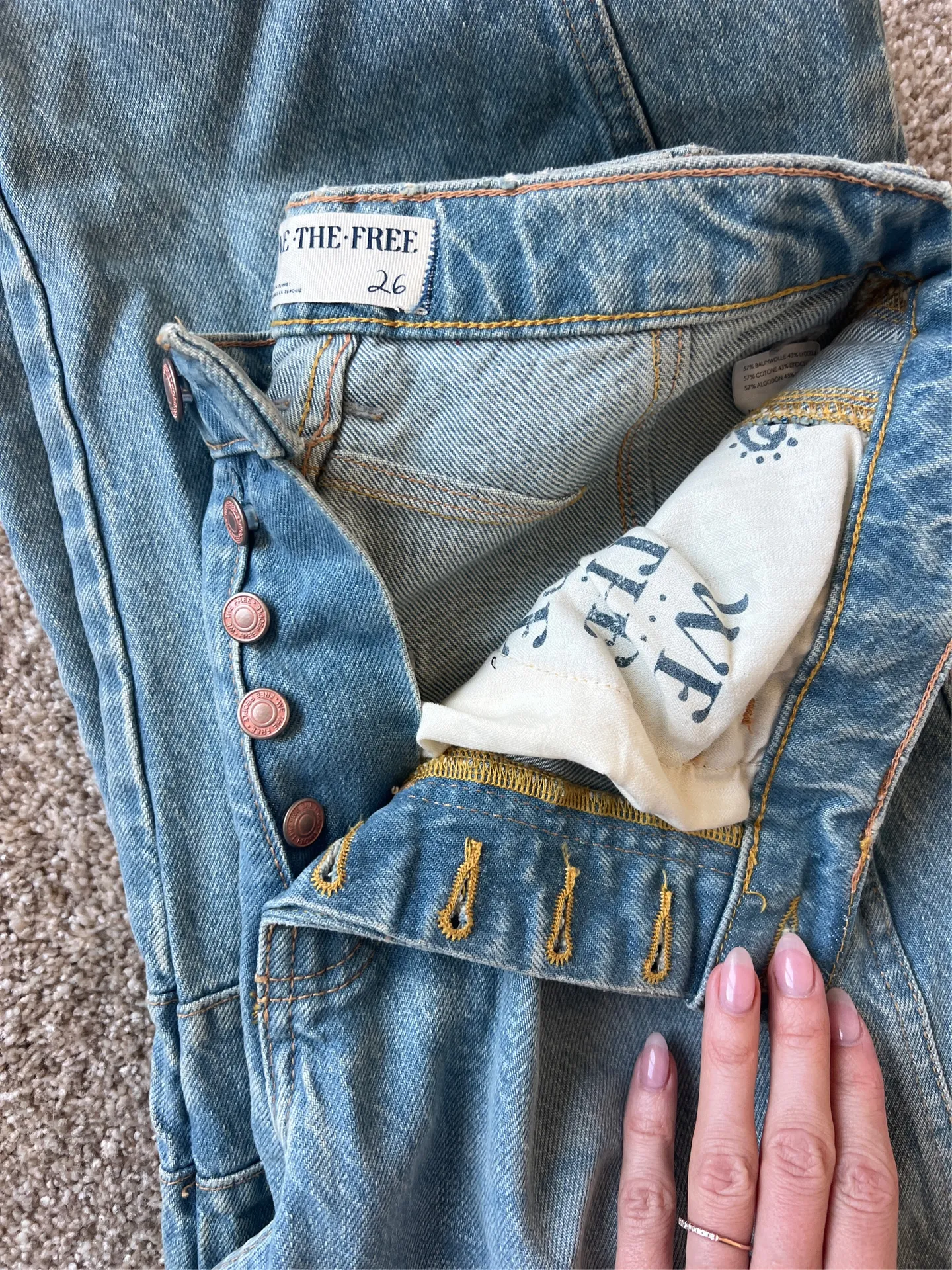 We The Free People Jeans Barrel Free - Image 4