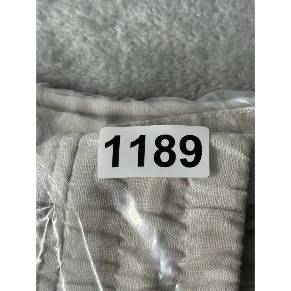 Athleta Pants Womens 10 Tan Camo Cabo Tide Linen Jogger Travel Lounge Athleisure - Image 9