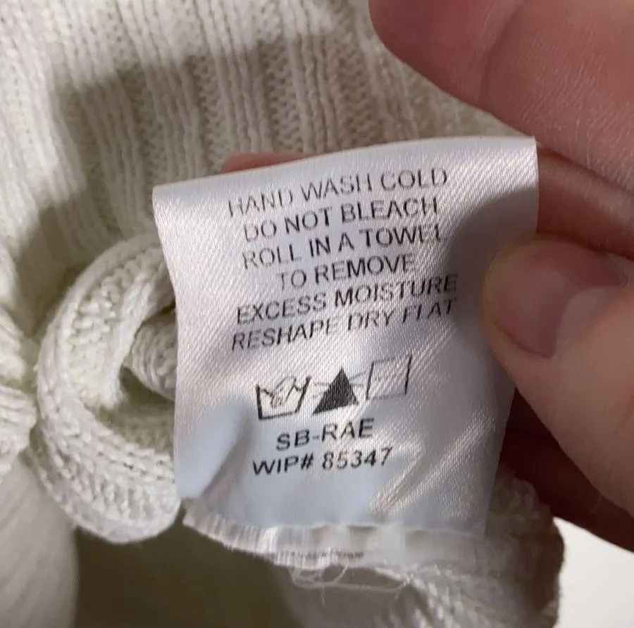 Woolrich mock neck quarter zip ribbed sweater sz S - Image 9