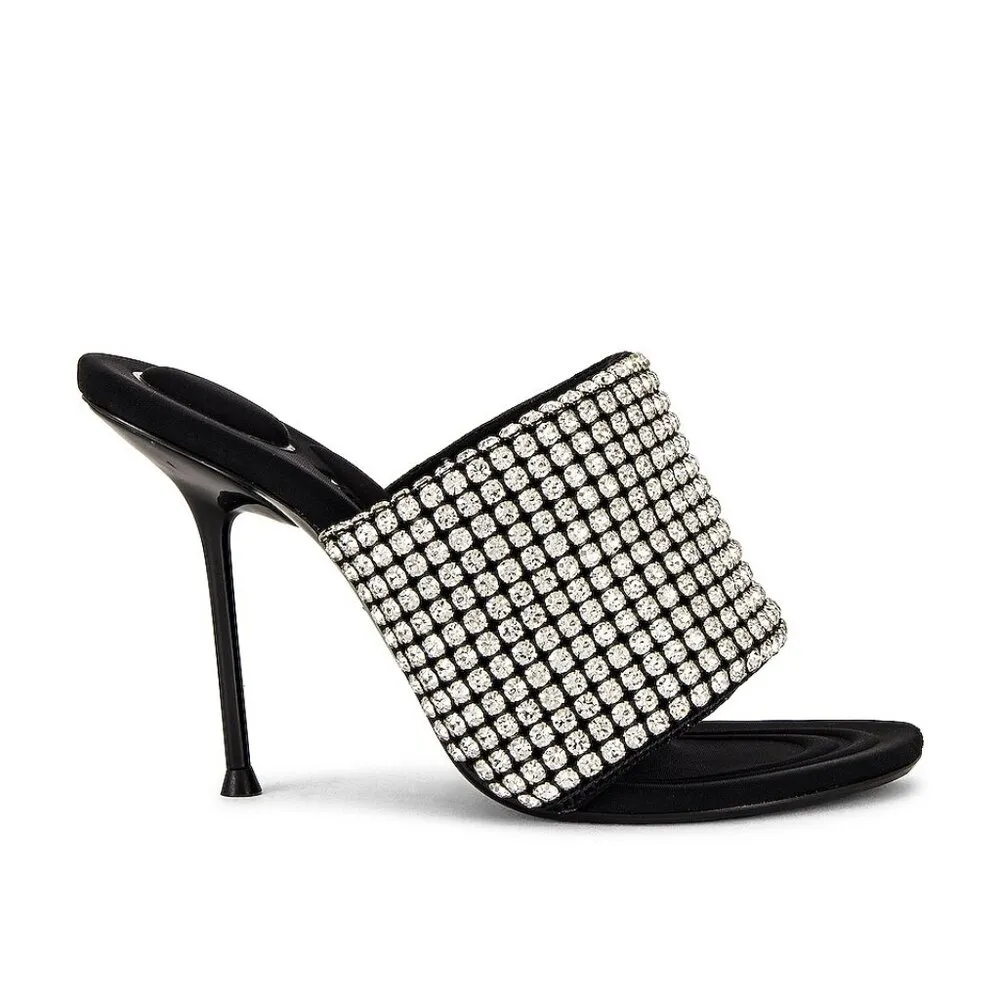 Authentic Alexander Wang Sienna Crystal Slide Sandal Size 36 New in Box - Image 2