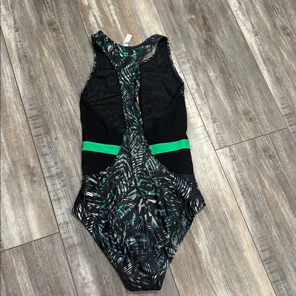 SWEATY BETTY Wave Zip Thru Swimsuit One Piece XS - Image 6