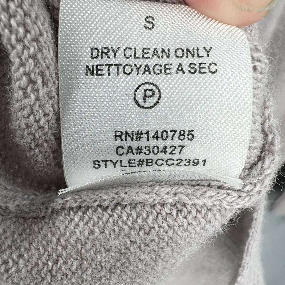 Brochu Walker Cardigan Sweater Gray Grandpa Cotton Cashmere Luxe Casual S - Image 4