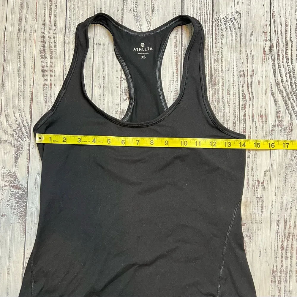 Athleta Black Buttery Soft Tank Top. Size XSmall. EUC - Image 6
