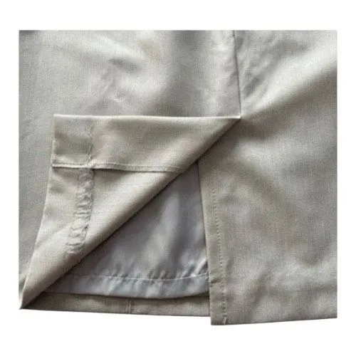 Worthington Beige Pencil Above Knee Length Skirt Size 12 Back Zip Formal Career - Image 6