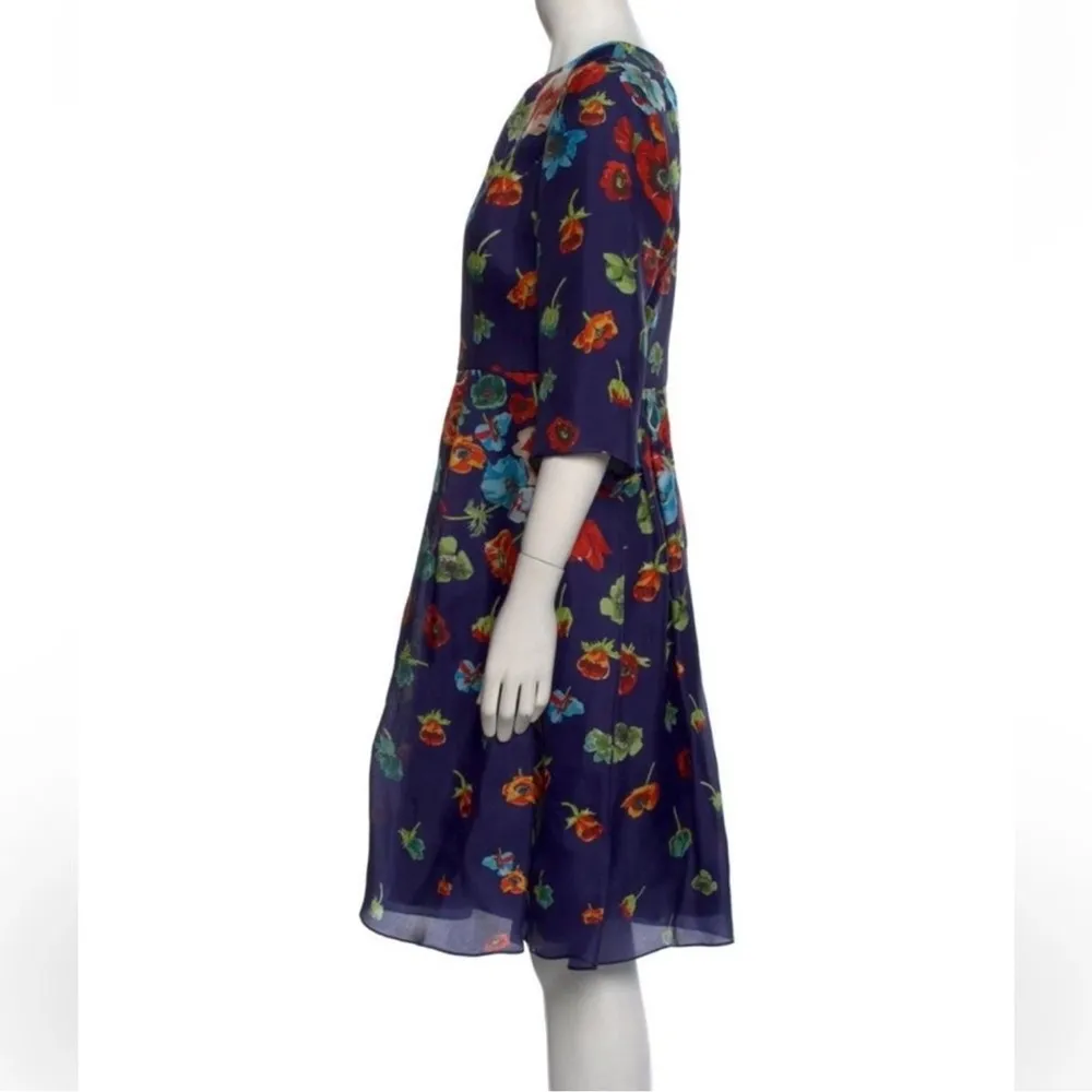 NWT Carolina herrena silk dress - Image 7