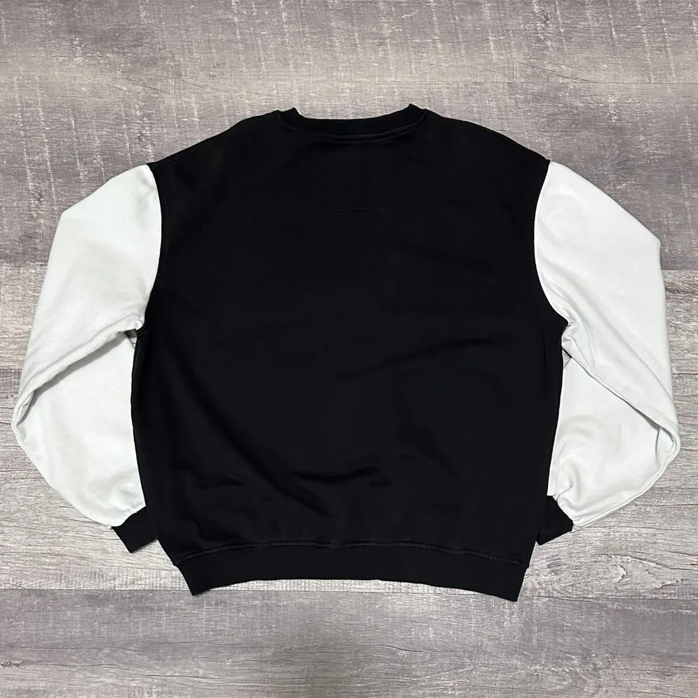 GDS University Iowa Hawkeyes Sweatshirt Womens M Black White Cotton Distressed Size M - Image 6