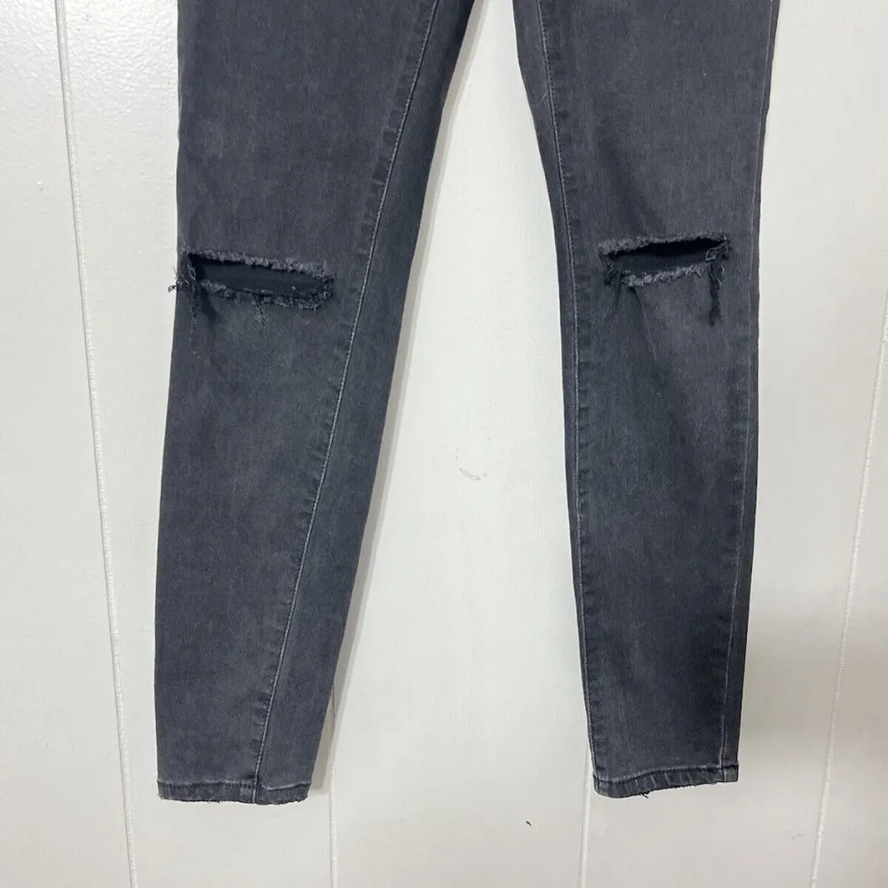 Cotton On Mid Cropped Skinny Jeans Women's Gray Size 2 - Image 3