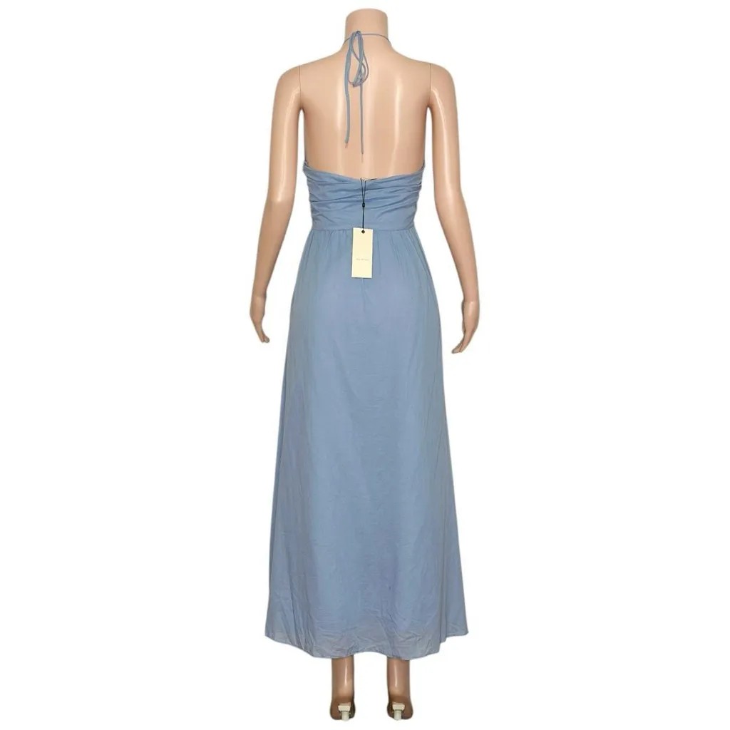 BEC + BRIDGE Calypso Halter Maxi Dress, Meridian Blue, 6 (US) - Image 8
