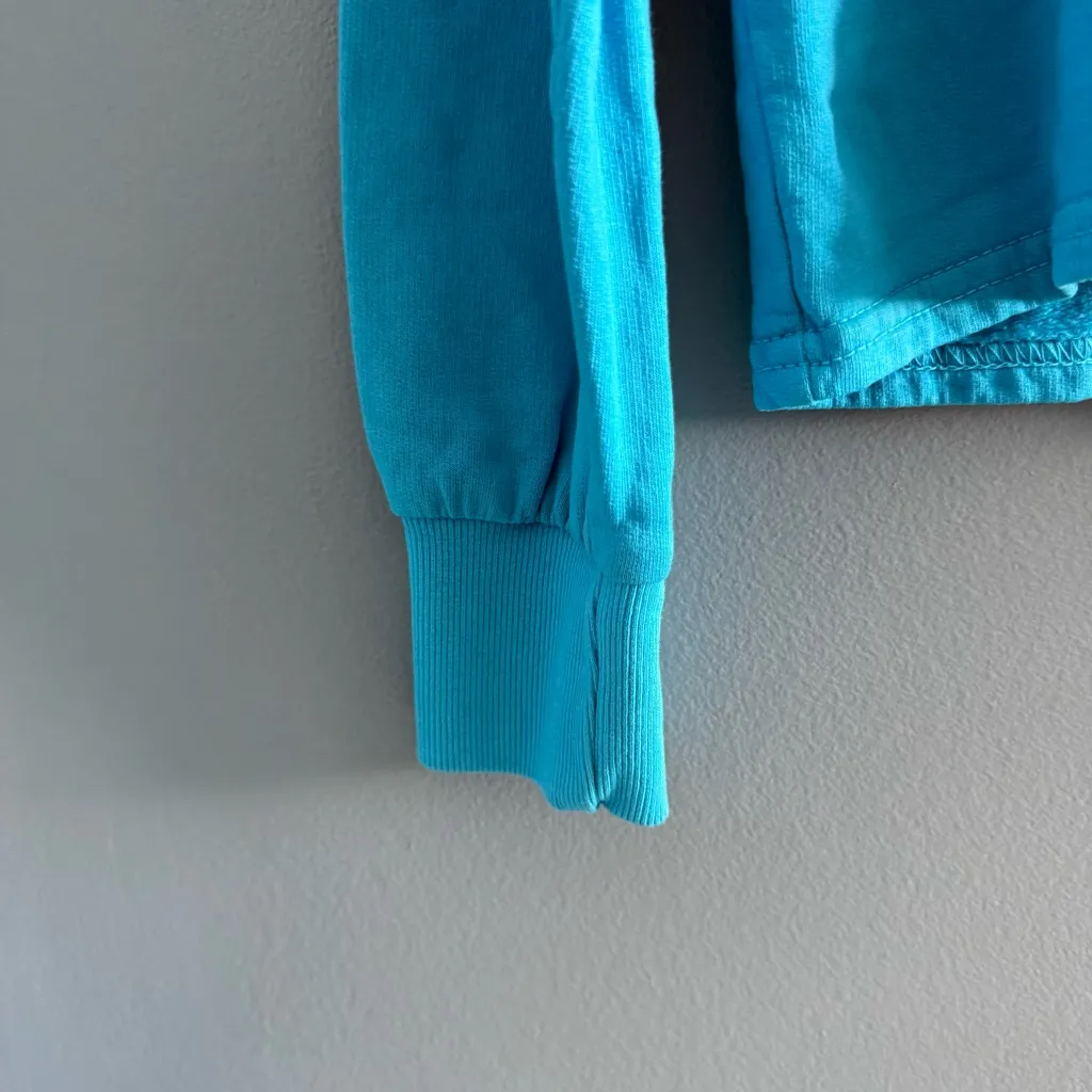 S’edge Apparel Blue Organic Cotton Sweatshirt Size XS - Image 3