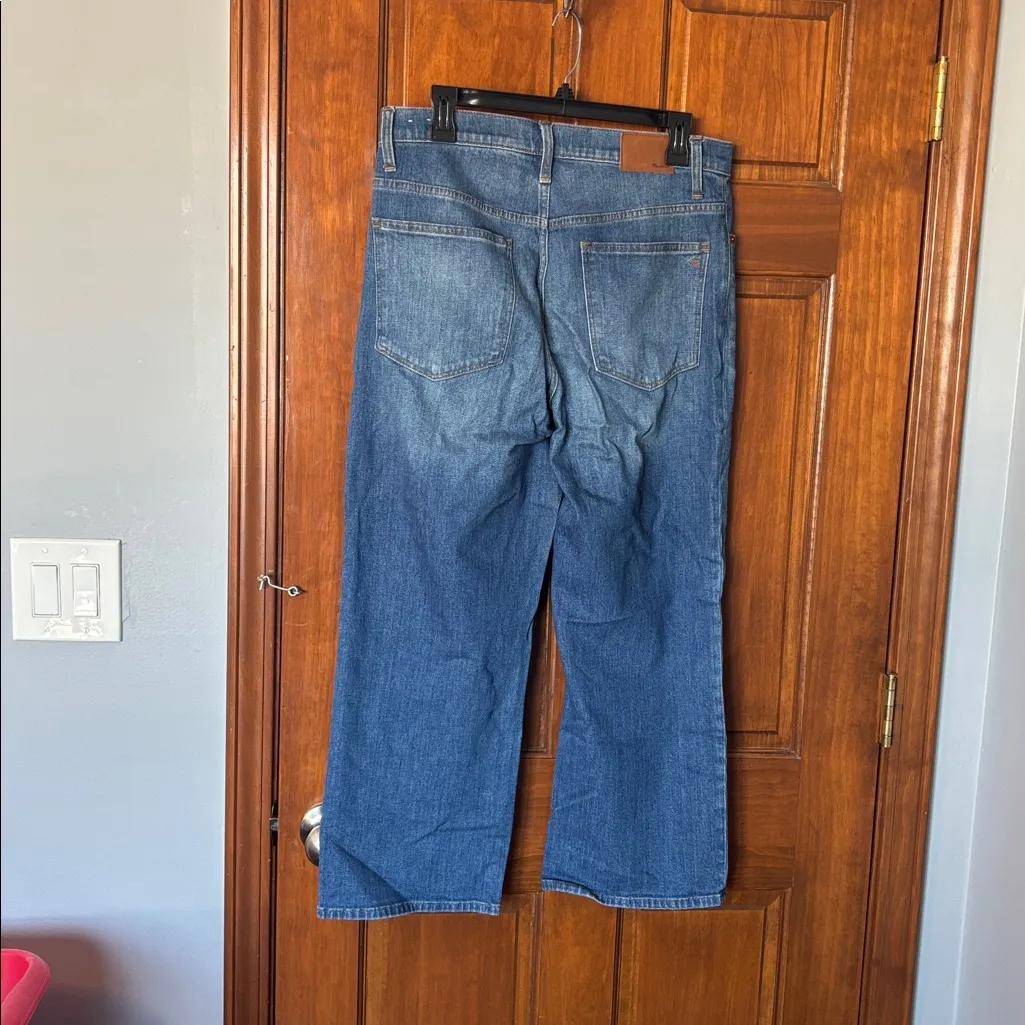 Madewell Slim Wide Leg Cropped Size 30 - Image 6