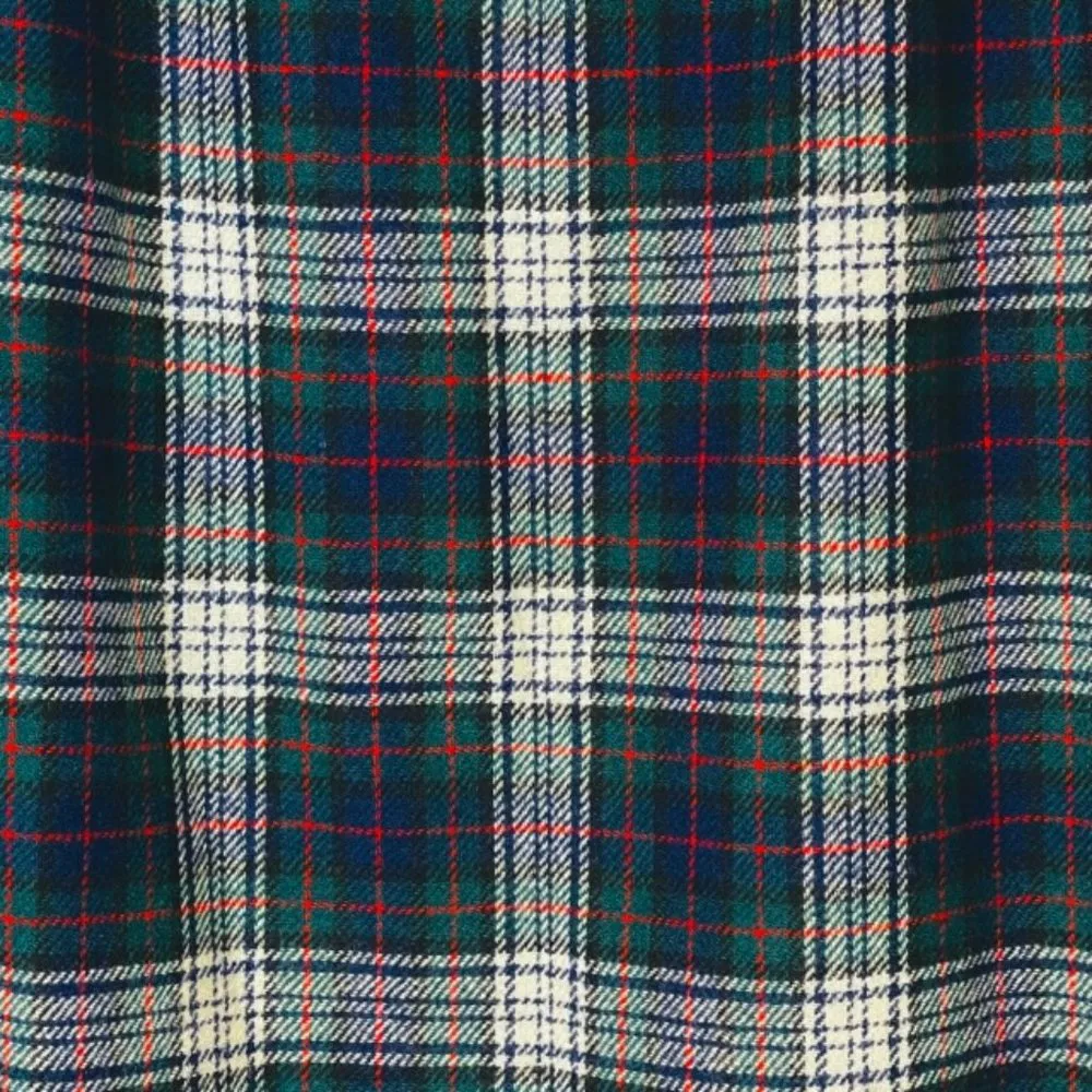Vintage Pendleton Authentic Murray Dress Tartan Plaid 100% Wool Midi Ski… - Image 2