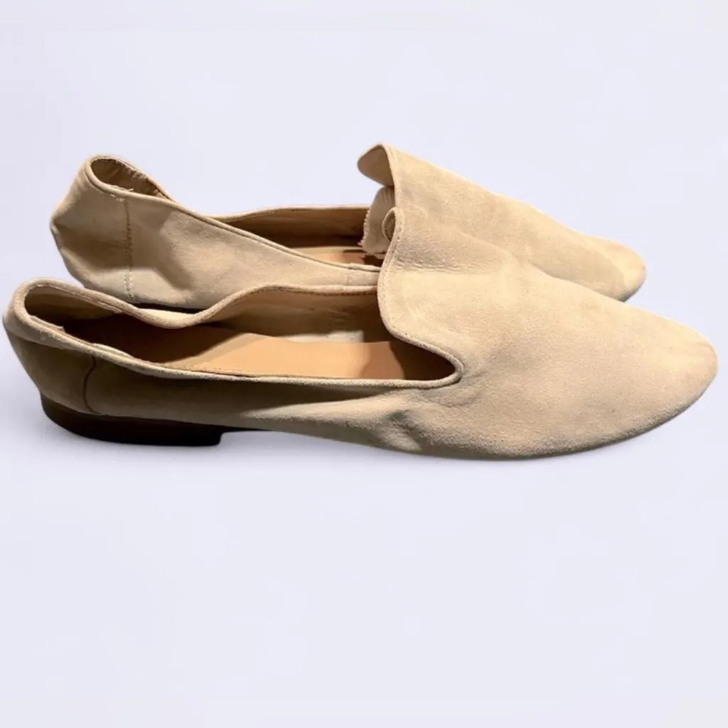 Banana Republic Loafers Sued Beige, Water replenished Sz 9 - Image 4
