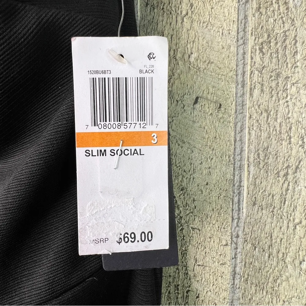 City Studio Size 3 Rhinestone One Shoulder Black Knee Length Side Zip Dr… - Image 7