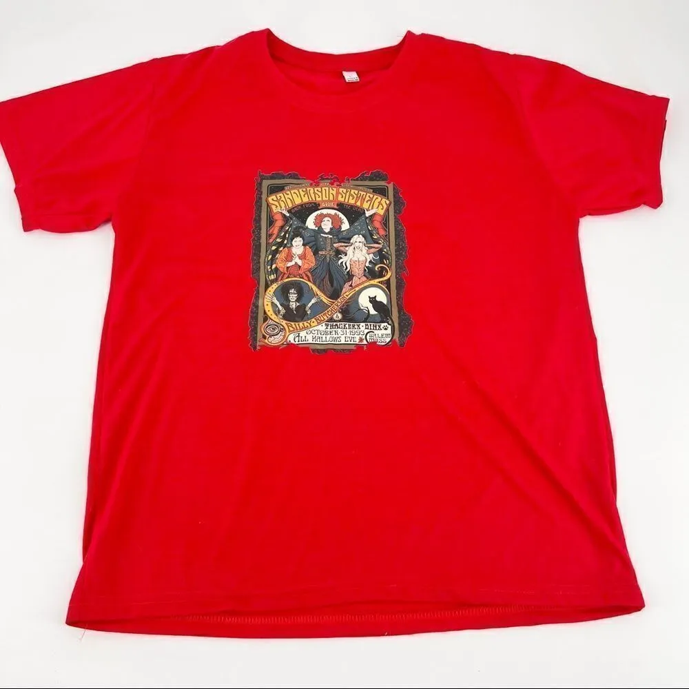 NWOT Sanderson Sisters large All Hallows’ Eve shirt 1993 unisex Black - Image 9