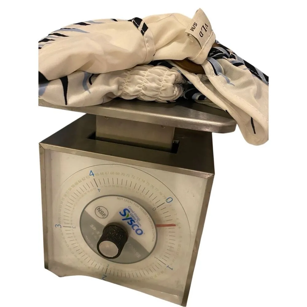 Vld Floral Dress Tropical Sundress Palm Leaves Midi Dress Summer Vacation Beach White Size M - Image 12