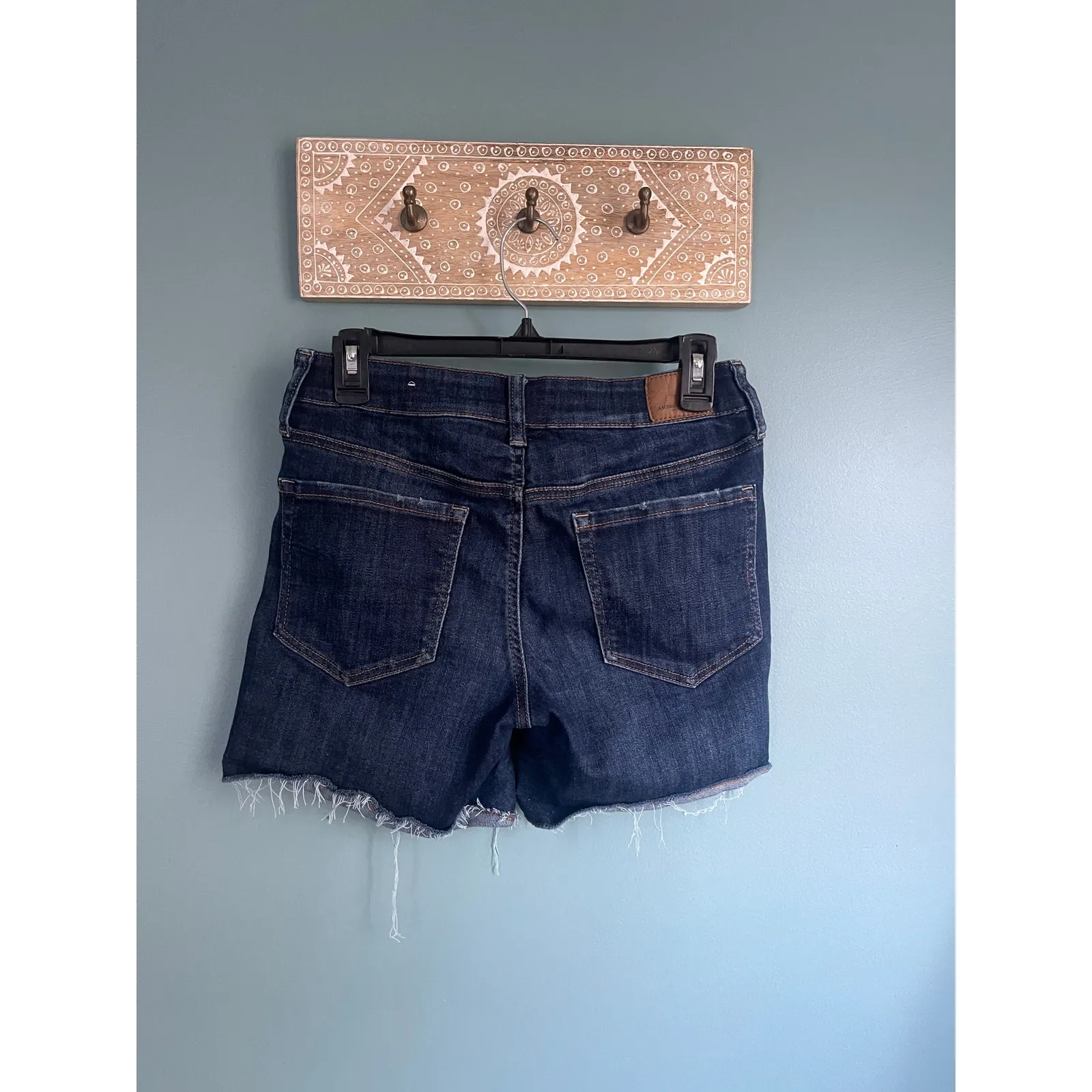 American Eagle Outfitters Midi Denim Jean Shorts - Image 5