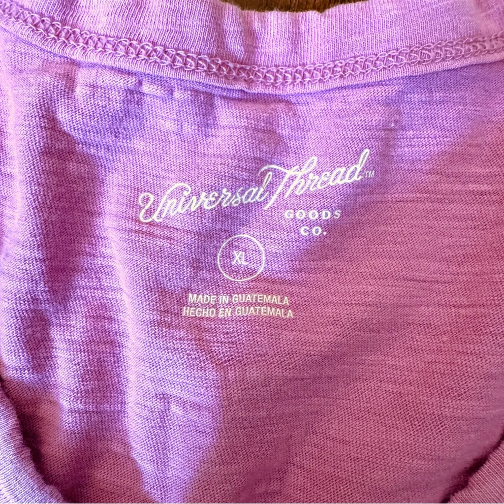 UNIVERSAL THREAD rose pink Cotten tee shirt, size XL - Image 6