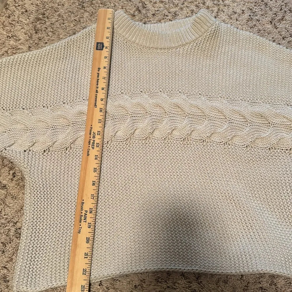 Massimo Dutti, Italian‎ yarn, cream XS - Image 7