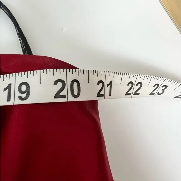 Bill Levkoff Red Strapless Ruched Satin Formal Dress Size 20 Plus Size Dress - Image 7