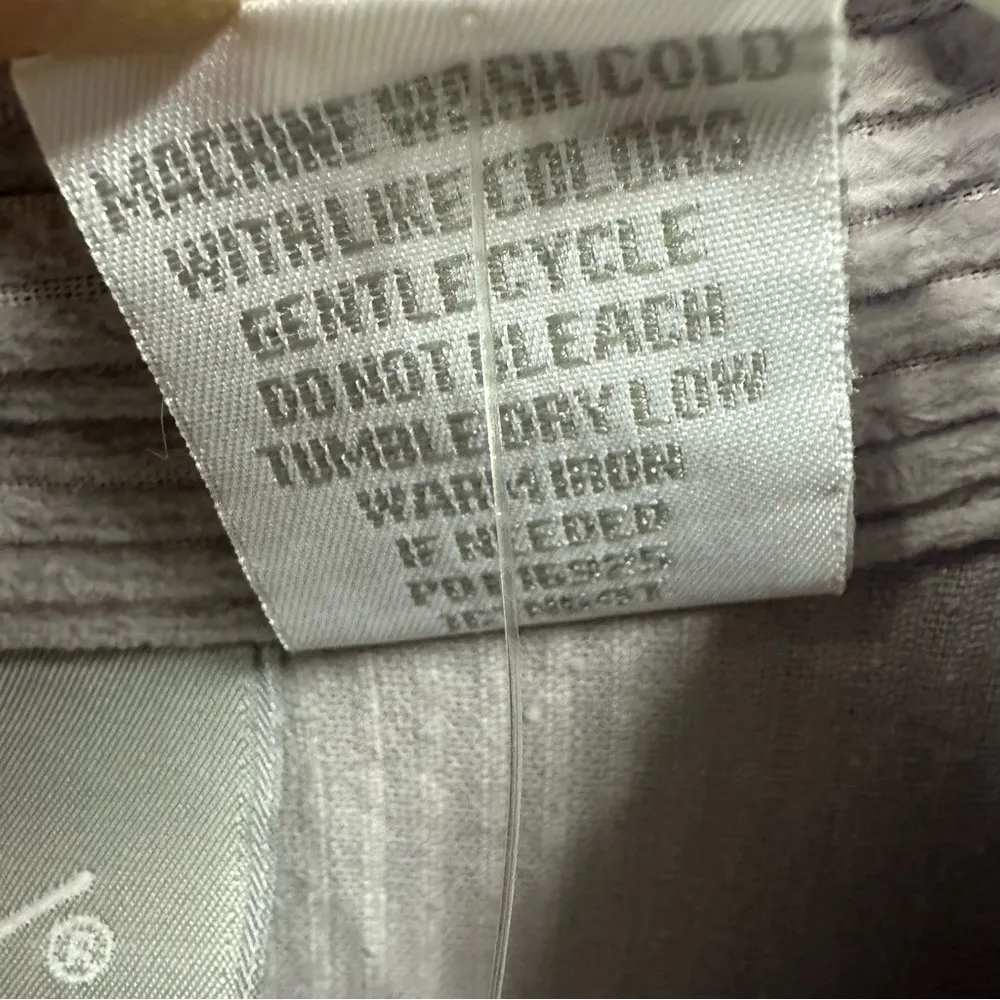 Blair Corduroy Light Purple Button Up Long Sleeve Shacket Shirt Womens Large - Image 8