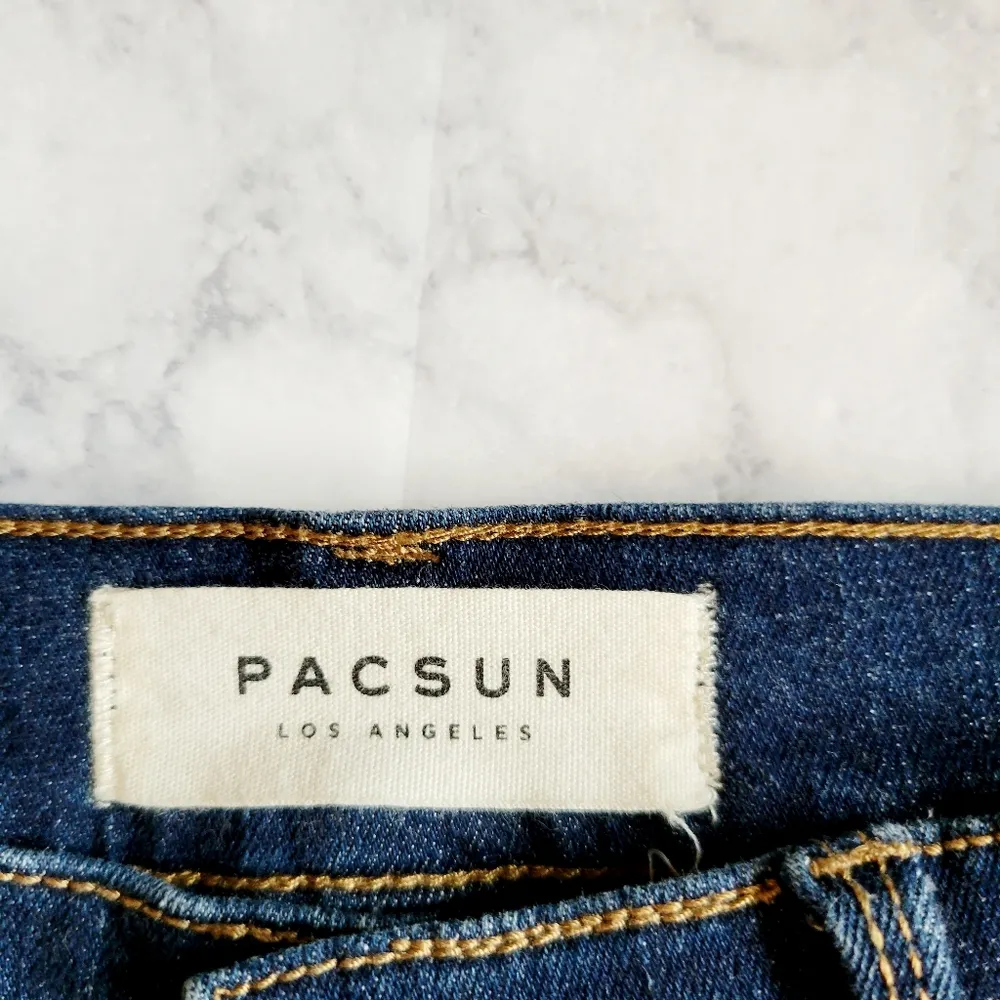 Pacsun dark wash high rise jeggings size 26 - Image 5