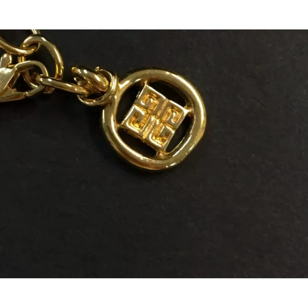 Givenchy 4 G logo gold and crystal necklace - Image 2