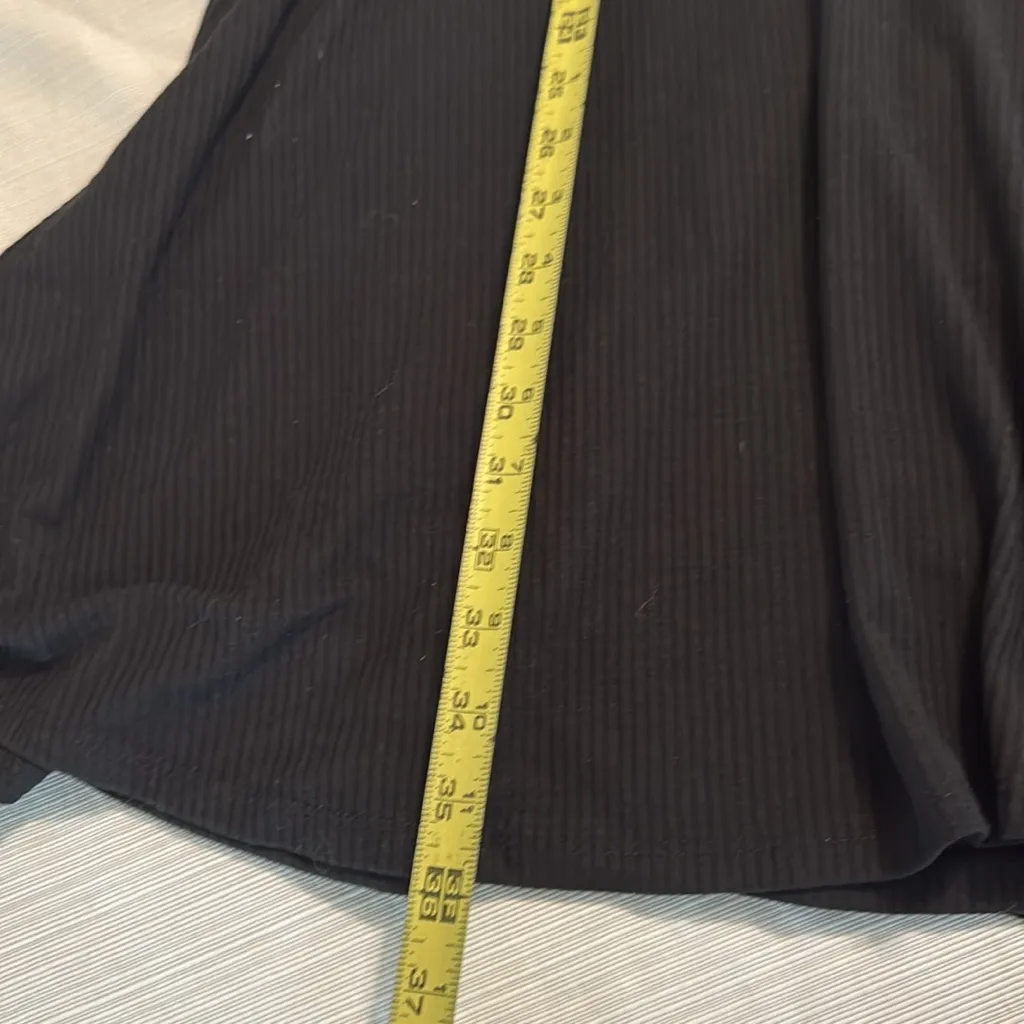 Maurices Charcoal Pinstripe Long Sleeve Dress NWT - Image 3