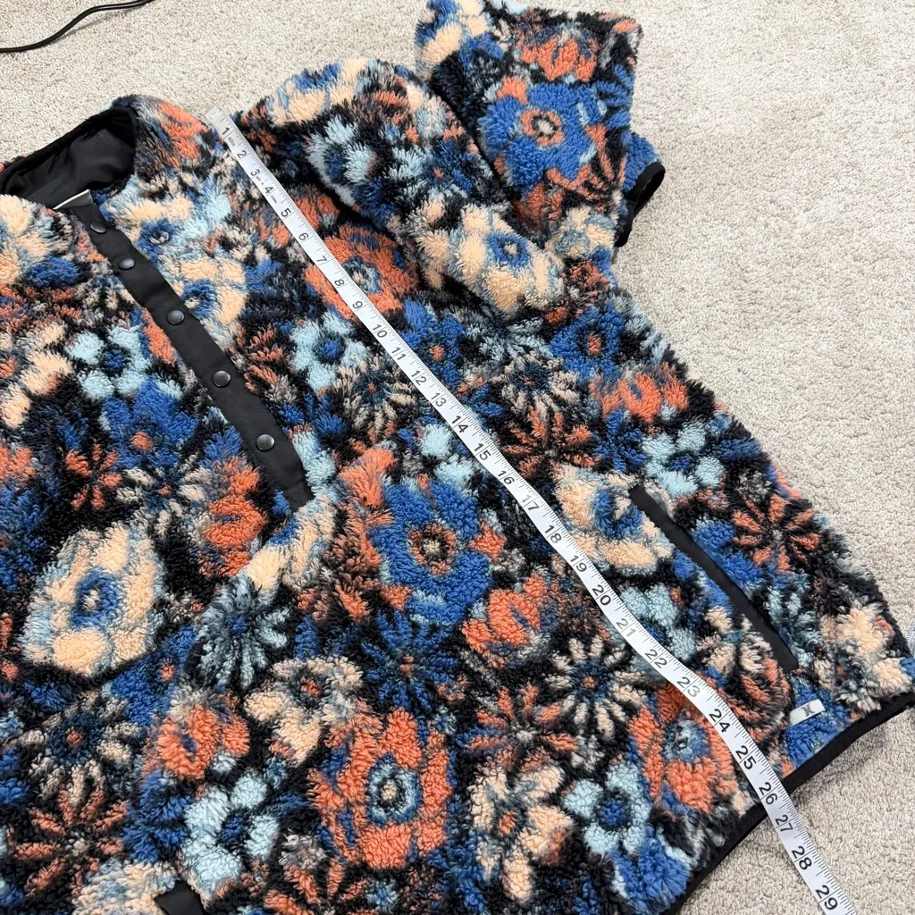 Hurley Women’s Snap Super Soft Plush Fleece Sweatshirt Pullover Top in Floral XL - Image 13
