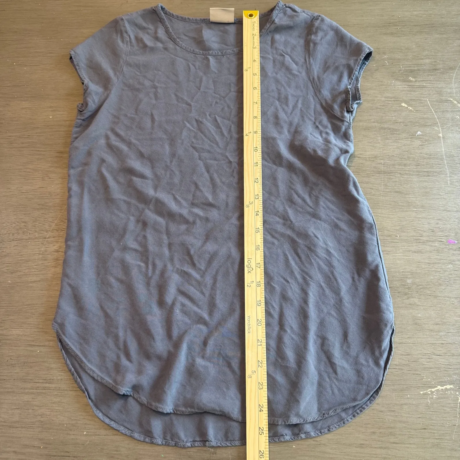 Vero Moda Women's‎ XS Gray Short Sleeve Blouse Top Casual - Image 4