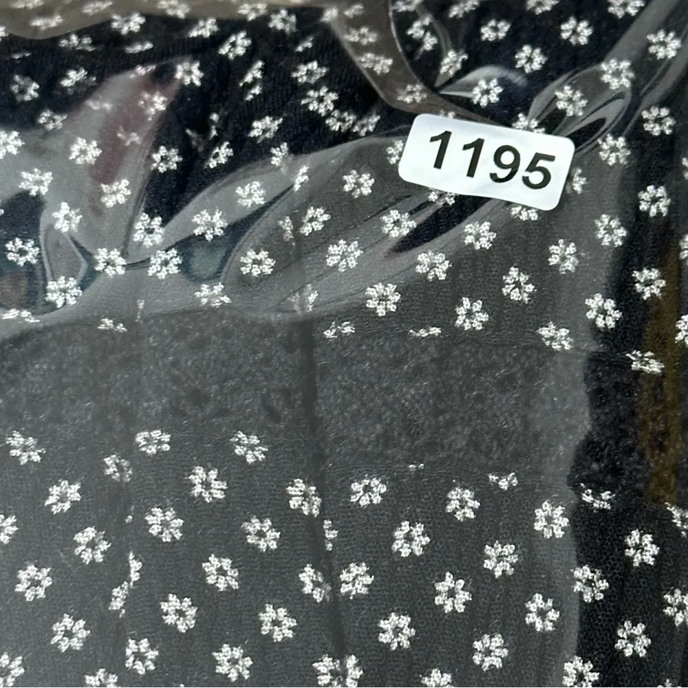 Free People Women’s Size XS Black White Crochet Insert Trim Retro Kitty Dress - Image 14