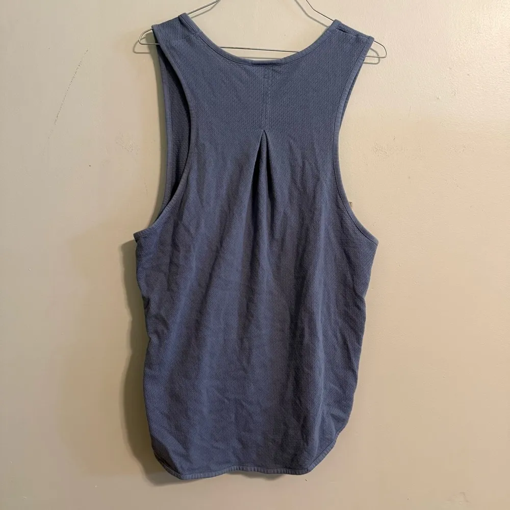 Varley Athletic Size Medium Blue Sleeveless Tank Top Breathable Fitness Gym - Image 6