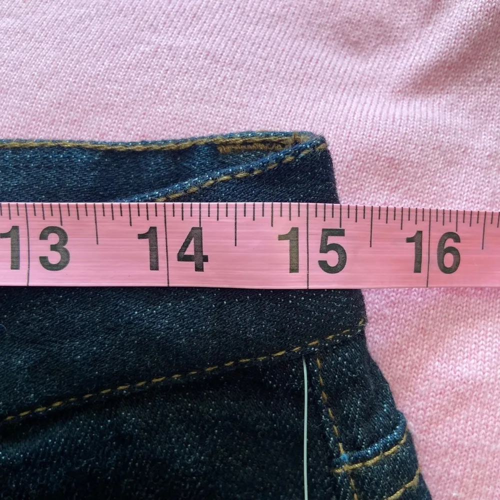 Ralph Lauren Dark Wash Nolita Straight Jeans Size 8 Petite - Image 6