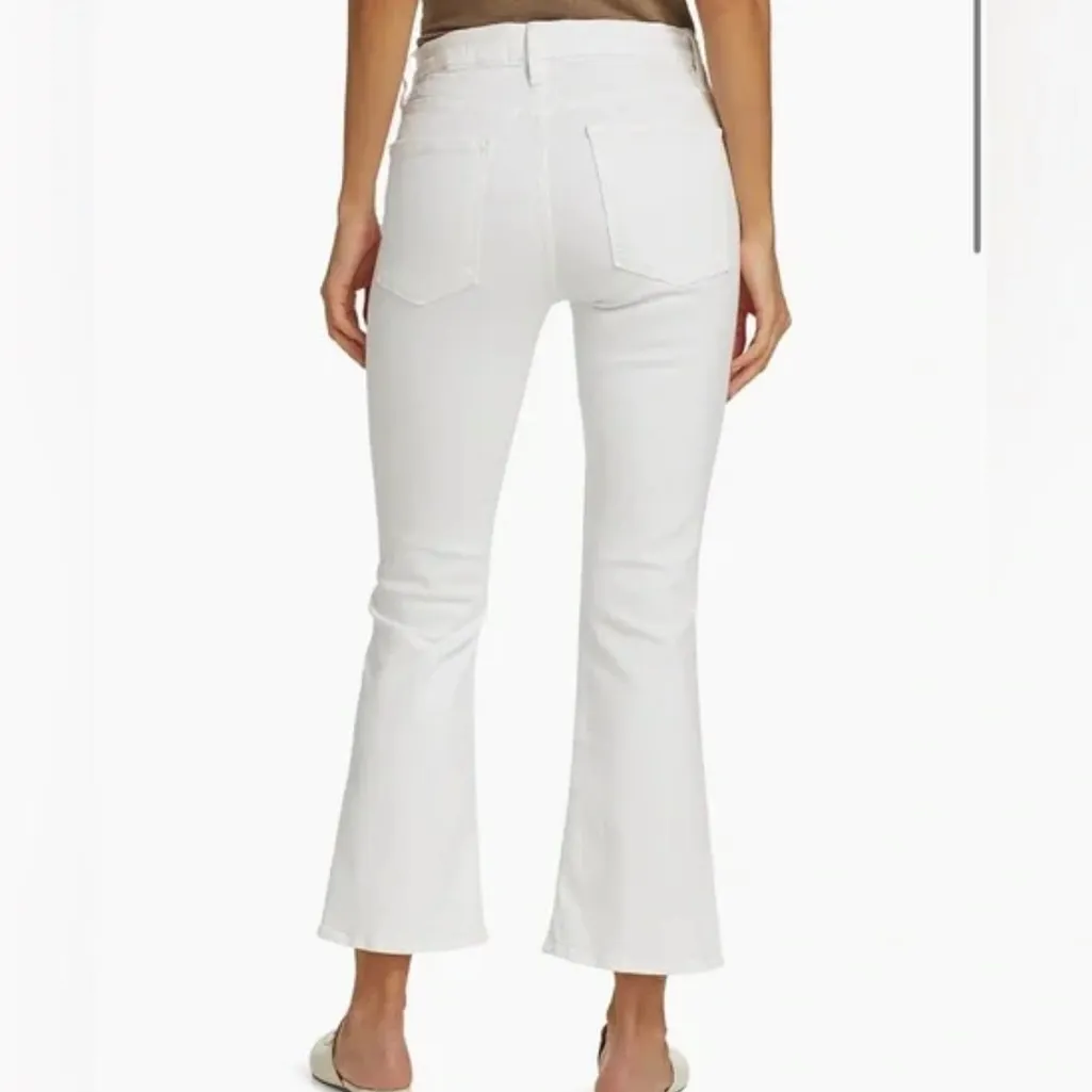 Frame Le Crop Mini Boot Denim Jeans Au Natural Ivory Wash Women’s - Image 2