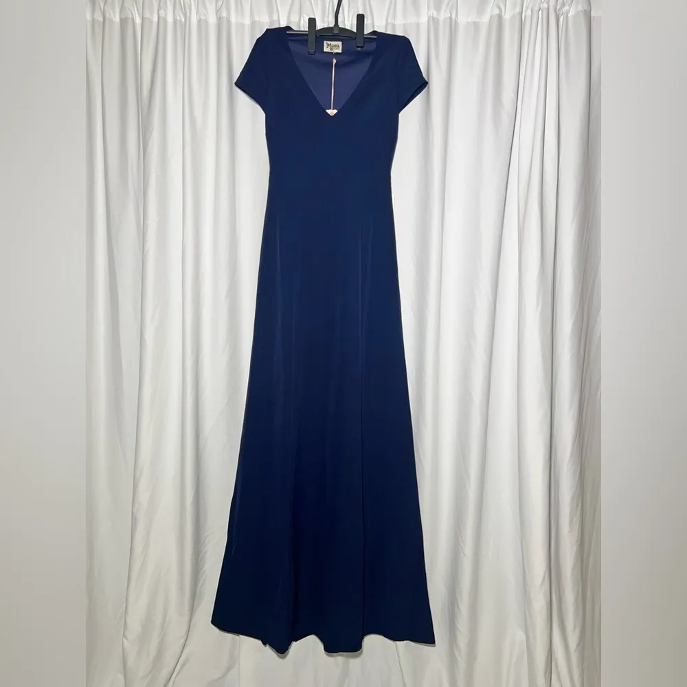 Show Me Your MuMu Geneva Crepe Gown | XXS NWT - Image 4