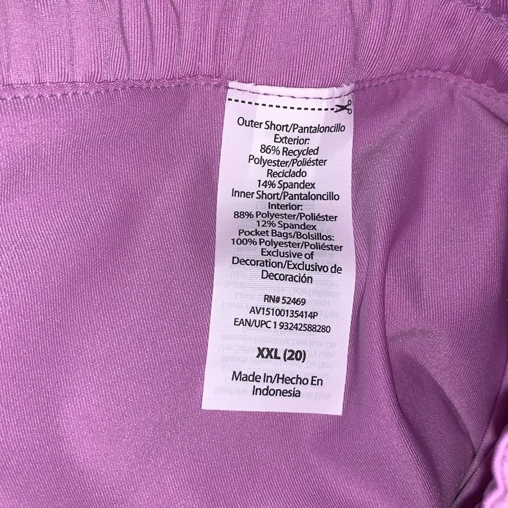 Avia NWT  lavender Bike Liner Athletic Shorts - Image 8