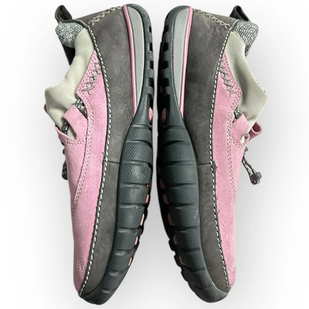 Timberland Smartwool Power Lounger Shoes 6 Red/Gray Leather Comfort - Image 3