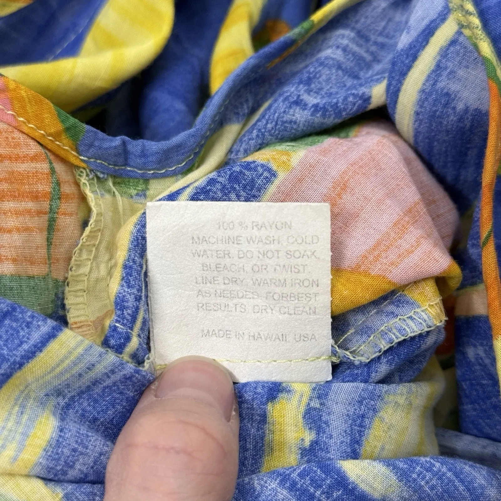 Vintage Jam’s World Low Tide Abstract Maxi Dress Womens Medium Sleeveless Blue - Image 5