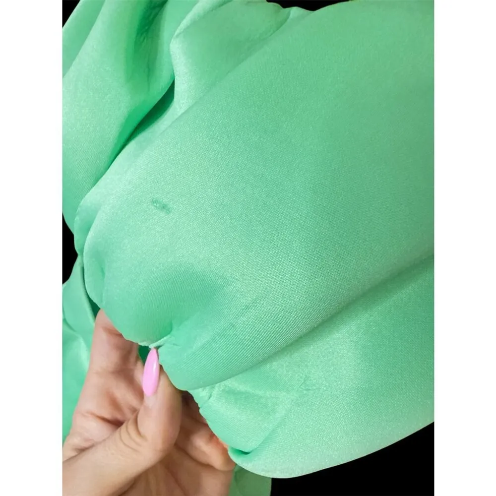 ASOS DESIGN structured 2-in-1 A-line and skater mini dress with ruffled bust - Image 6