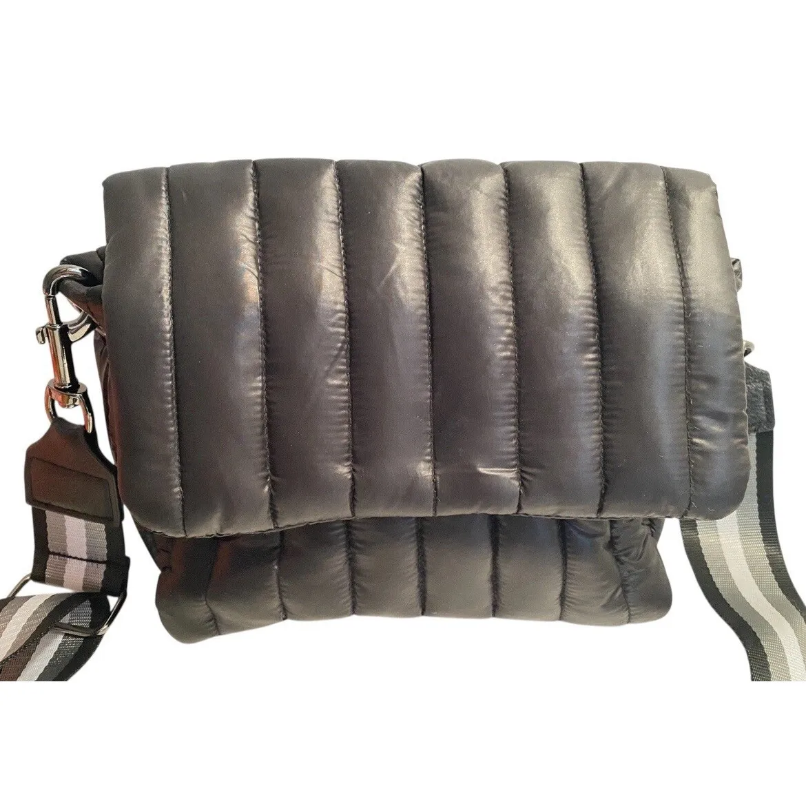 THINK ROLYN BLACK‎ BAR BAG CROSSBODY Great Condition Black - Image 2