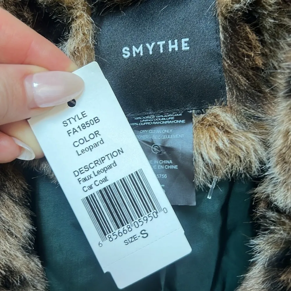 Smythe Faux Leopard Coat - Image 4
