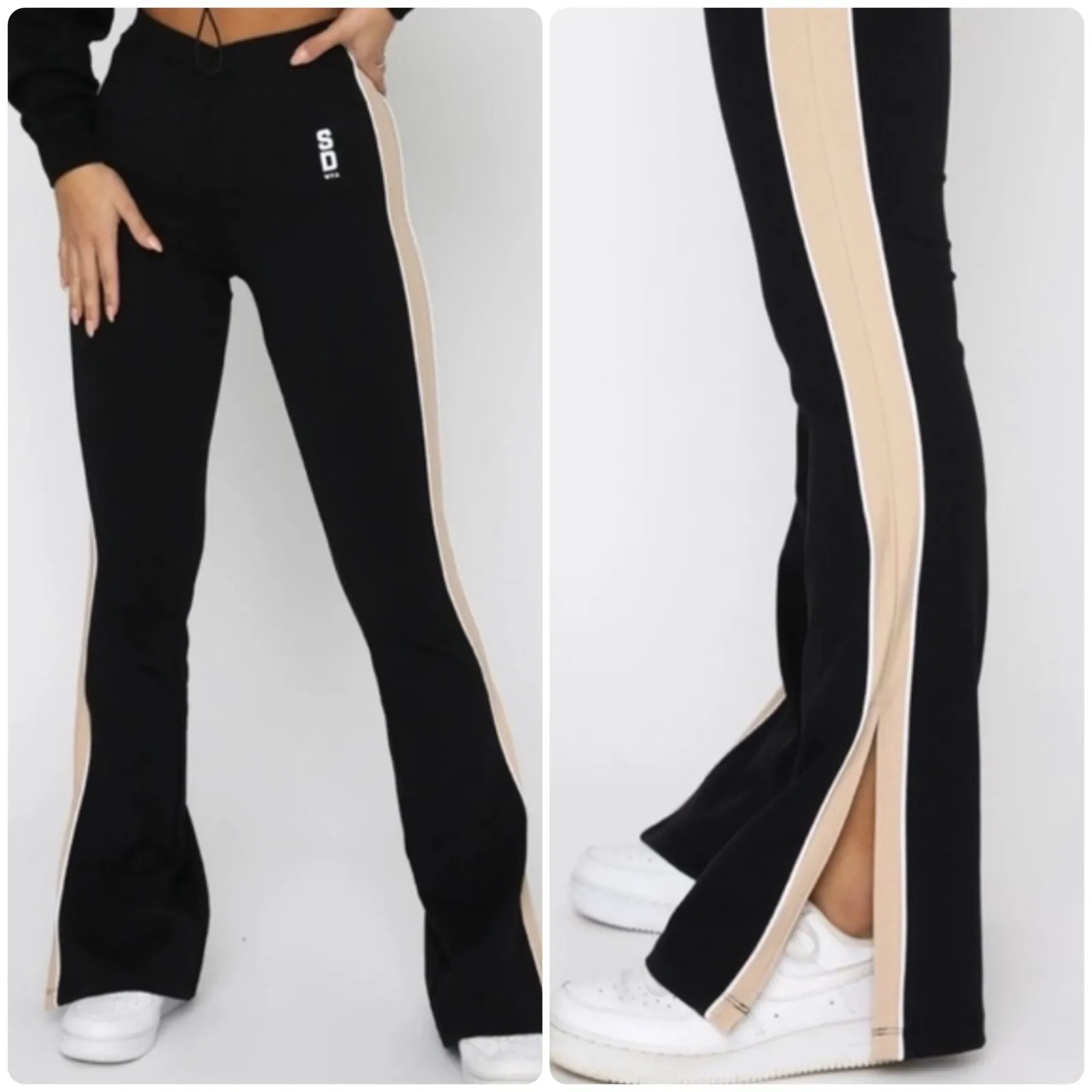 Sarahs Day x White Fox SDXWFA Womens Undercard Pants Flare Leggings Athleisure S - Image 2