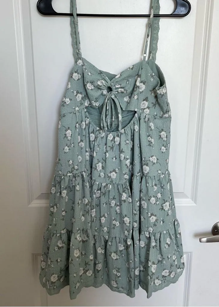 NEW Altar’d State Green Floral Mini Dress Size Medium NWT - Image 7